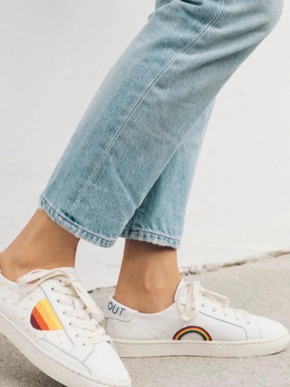 Soludos Peace Out Embroidered Sun Sneakers